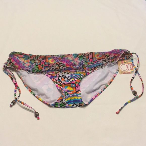 OP Other - Op Skirted Scoop Bikini Bottoms Bright Geometric